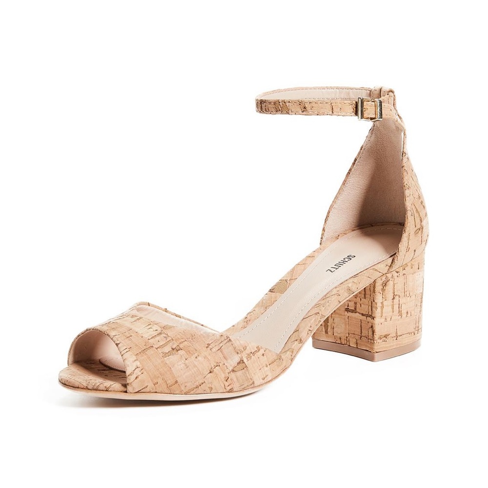 Schutz roama cork heel - Picture 3 of 7